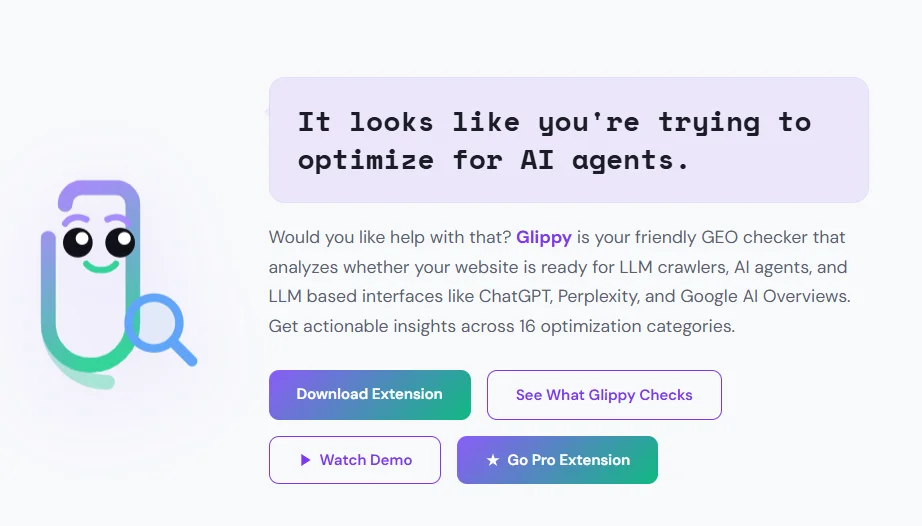 Glippy GEO Check